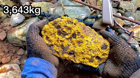 Enorme Pepita De Ouro Encontrada Em Garimpo GOLD NUGGETS BRAZIL YouTube