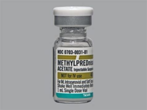 Depo Medrol Methylprednisolone Acetate Mcguff Medical Products