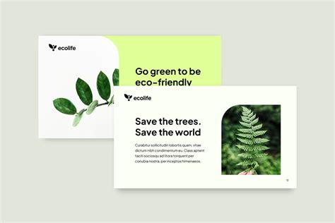 Eco Friendly Powerpoint Template By Amber Graphics Thehungryjpeg