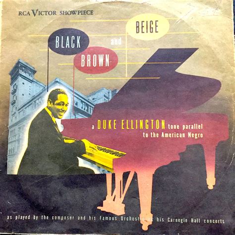 Duke Ellington Black Brown And Beige Rca Showcase One Of The