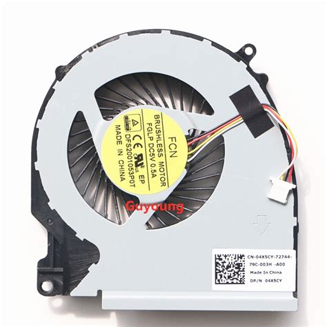 Cpu Gpu Koelventilator Voor Dell Inspiron 15 7000 Grandado