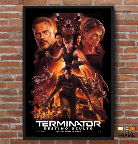 Quadro Pôster Filme o Exterminador do Futuro Destino Sombrio