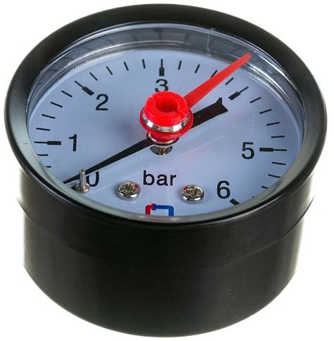 Манометр аксиального подключения 1/4", измерение до 6 бар СТМ - купить ...