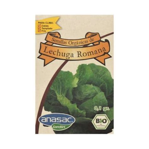 Semillas Lechuga Romana Organica Gr Anasac Ambiental