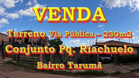 Terreno de 230m2 no Parque Riachuelo Tarumã YouTube