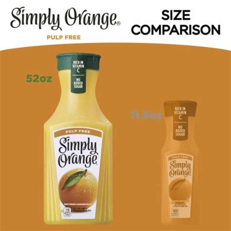 Simply Pulp Free All Natural Orange Juice 52 Fl Oz Kroger