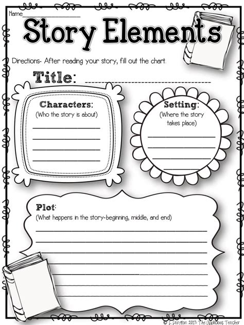 Worksheet First Grade Character Setting