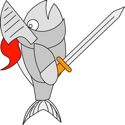 Knight Fish By Belugatoons On Deviantart