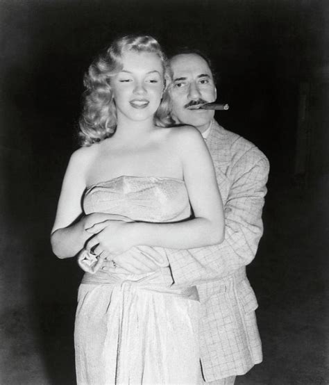 Marilyn Monroe And Groucho Marx In Love Happy 1949 Photograph By