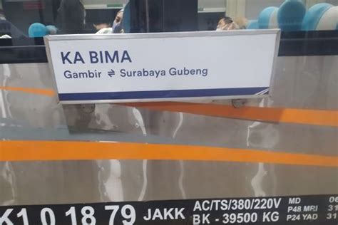 Foto Kisah Kereta Api Bima Bukan Inspirasi Dari Tokoh Bima