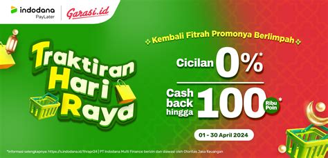 Nikmati Cicilan Dan Cashback Hingga Rp Poin Dari Indodana