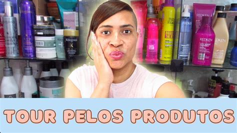 Tour Pelos Meus Produtos De Cabelos Paerte Denison Diamond Youtube