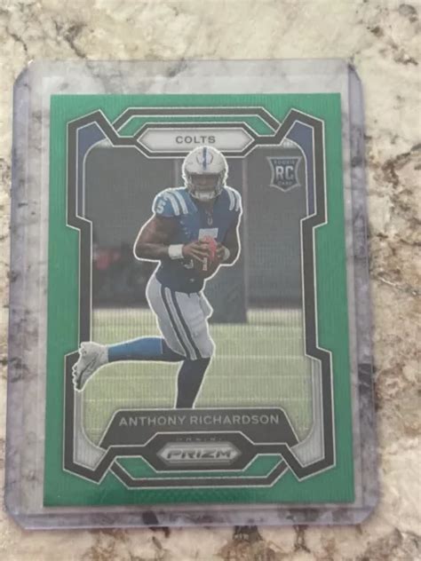 Panini Prizm Anthony Richardson Rc Green Wave Prizm Colts Rookie