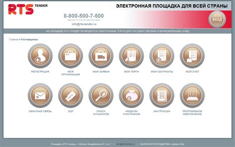 Электронная торговая площадка «ртс-тендер»