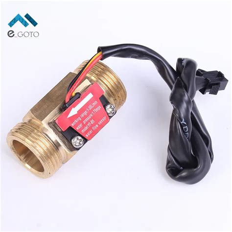 G34 50mm Thread Hall Liquid Water Flow Sensor Switch Hall Effect