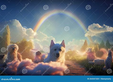 Pets Heaven For Dogs And Cats Stock Illustration Illustration Of