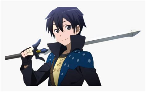 Kirito Kun From Sword Anime Sword Art Online Kirito Hd Png Download