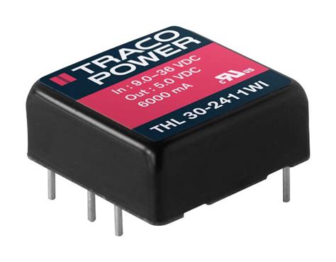 Thl Wi Traco Power Isolated Through Hole Dc Dc Converter