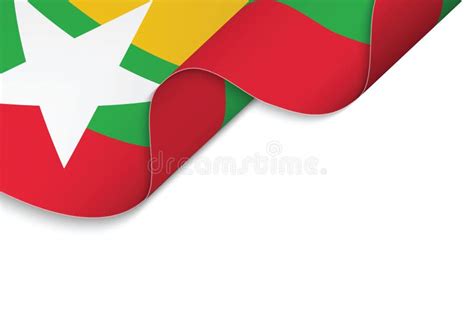 Waving Flag Of Myanmar Stock Vector Illustration Of Celebration 275159363