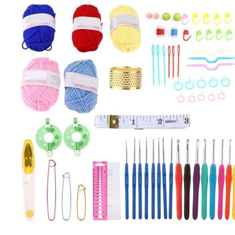 TMISHION Accessoires De Tricot Kit De Tricot Bricolage Kit De Crochets