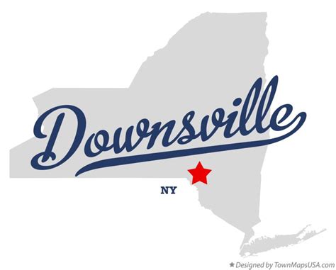 Map of Downsville, NY, New York