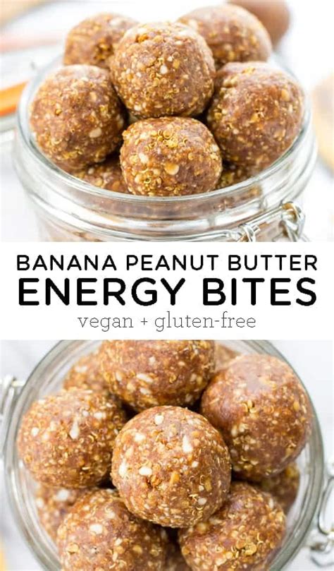 Banana Peanut Butter Energy Bites Simply Quinoa