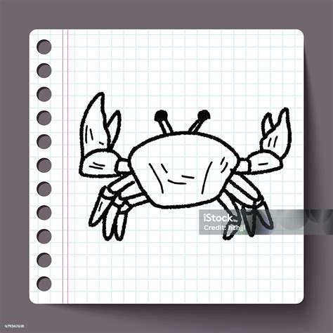 Crab Doodle Stock Illustration Download Image Now 2015 Animal