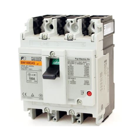 Fuji Mccb Moulded Case Circuit Breaker Pole Bw Eag Ka A