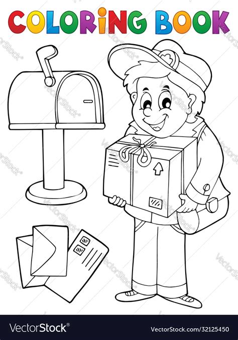 Postman Coloring Pages