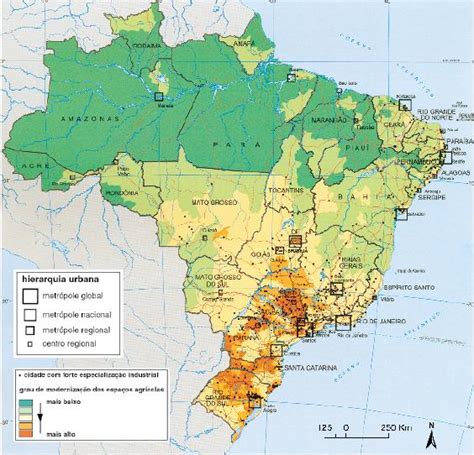 Lista De Exerc Cios Sobre Hierarquia Urbana Brasil Escola