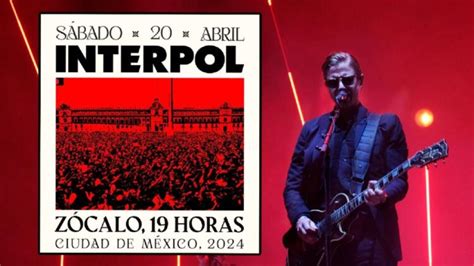 Interpol Realizar El Concierto M S Grande De Su Historia Y Lo Har