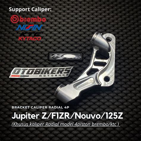 Radial MONOBLOCK Caliper Bracket 4p Pitch 100 JUPITER Zmws NOUVO 125Z