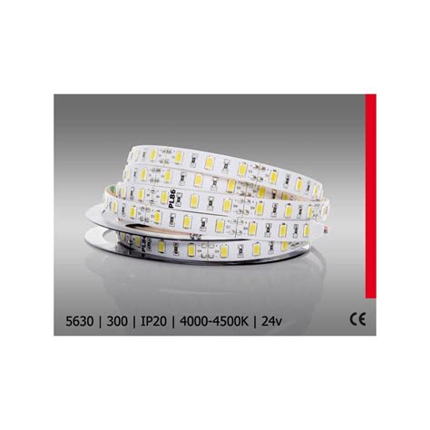 Taśma Led 5630 18W 24V Ip20 300Led 5M Neutralna 4000K Prof