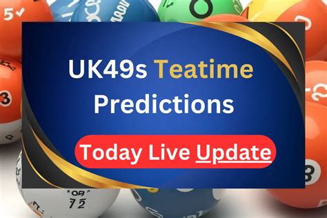 Teatime Predictions For Today 19 January 2025 Your Guide To UK49s