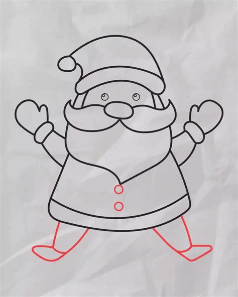 How To Draw Santa Step By Step Guide