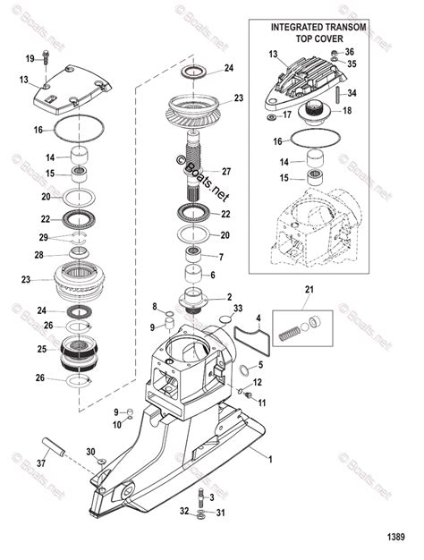 Generation 2 Mercruiser Transom Parts Diagram Mercruiser Ste