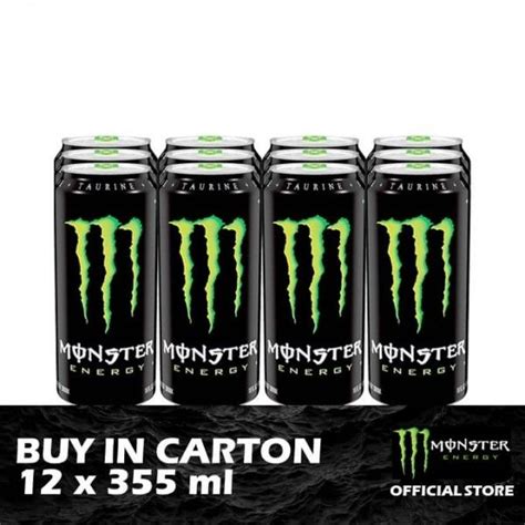 12x【monster Energy Drink 355ml 】 Lazada