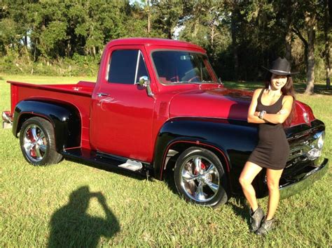 1953 Ford F-100 pick up truck retro street rod pro touring 460CI big ...