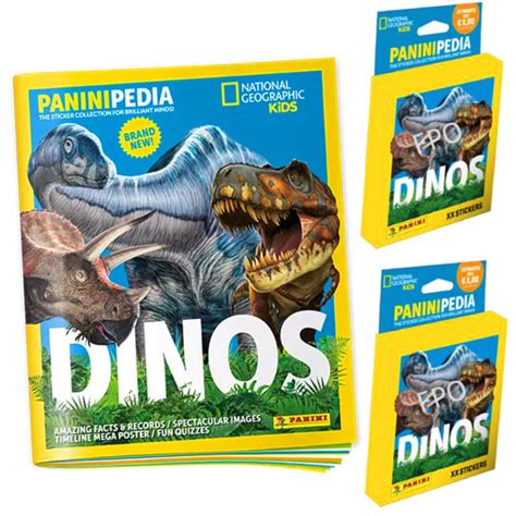 PaniniPedia Dinos Sticker Dinosaurier Sammelsticker 2023 1 Albu