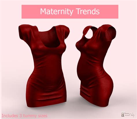 Second Life Marketplace Pregnancy Dress