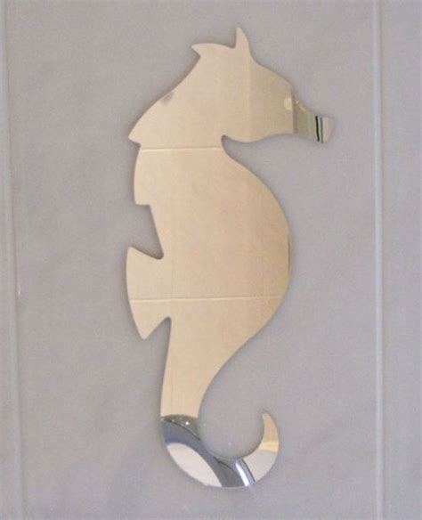 Seahorse Shaped Acrylic Mirrors Bespoke Sizes And Engraving Services