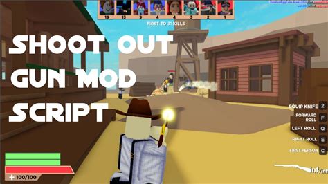 ROBLOX Shoot Out Gun Mod Script WORKING YouTube