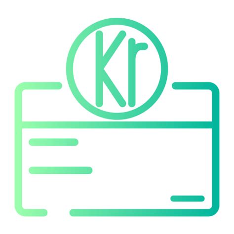 Krona Generic gradient outline icon