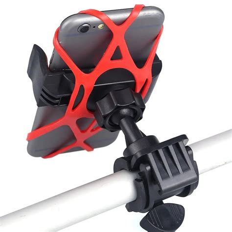 Adjustable 360 Degree Bicycle Phone Holder Silicone Motorcycle Bike