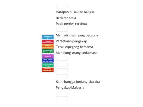 Lirik Lagu Pengakap Malaysia Complete The Sentence