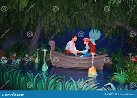 Ariel And Eric Magic Kingdom Walt Disney World Editorial Photo
