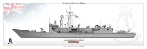 HMAS MELBOURNE FFG 05 RAN JP 1954P Adelaide Class Guided Missile