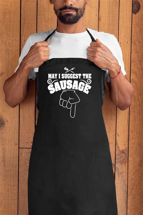 Funny Bbq Apron Novelty Aprons Cooking Gifts For Men May I Etsy