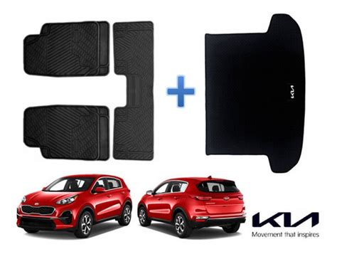 Tapetes Uso Rudo Cajuela Kia Sportage Rubber Black Env O Gratis