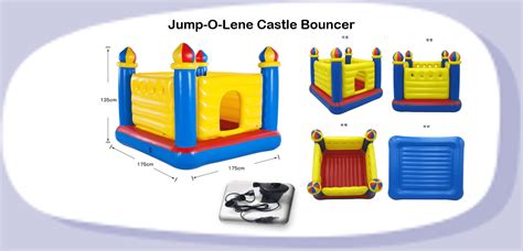 Playzone Series - Jump-o-lene Castle Bouncer - Superkidz.net